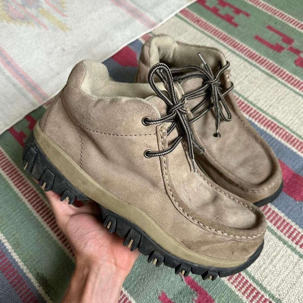 Vintage Y2K Chunky Hiking Tactical Retro Suede Chukka Boots